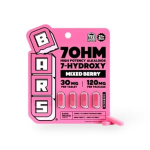 tre house bars 7ohm high potency alkaloids chewable tablets mixed berry 30mg